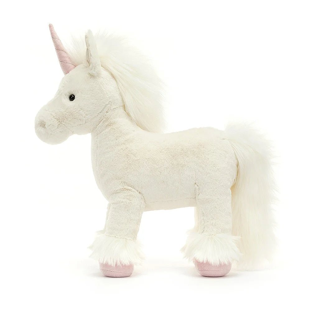 Isadora Unicorn Stuffed Animals Jellycat  Paper Skyscraper Gift Shop Charlotte