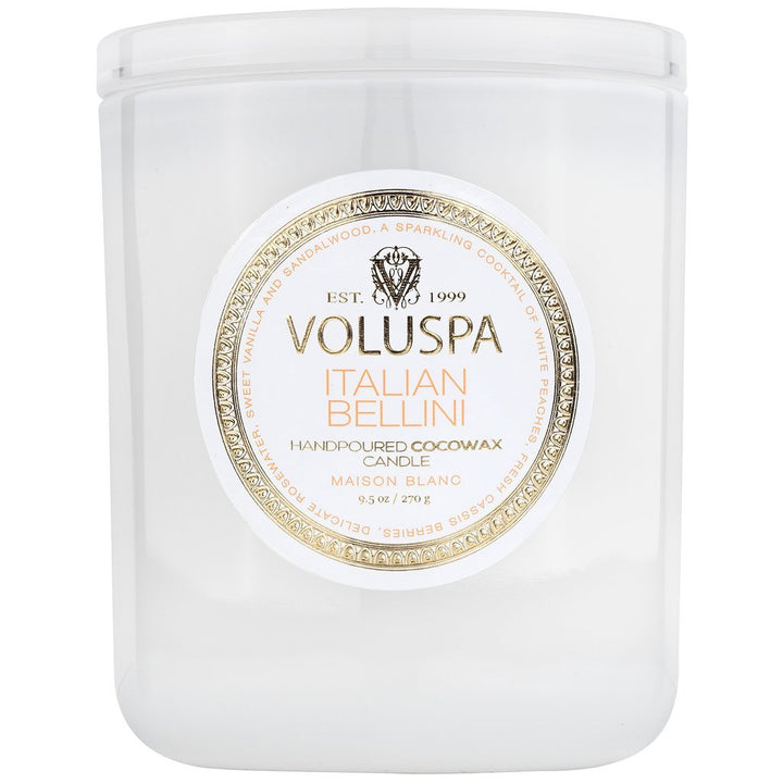 Italian Bellini |Voluspa Boxed Jar Candles Voluspa Paper Skyscraper Gift Shop Charlotte