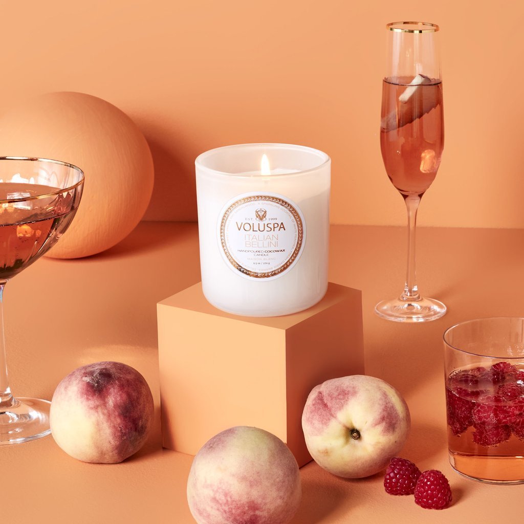 Italian Bellini |Voluspa Boxed Jar Candles Voluspa Paper Skyscraper Gift Shop Charlotte