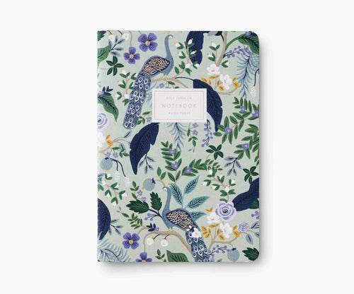 Assorted Set of 3 Peacock Notebooks Cards Rifle Paper Co  Paper Skyscraper Gift Shop Charlotte