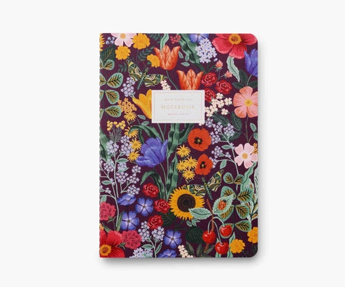 Assorted Set of 3 Blossom Notebooks Cards Rifle Paper Co  Paper Skyscraper Gift Shop Charlotte