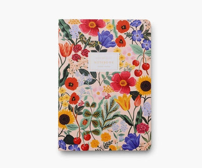Assorted Set of 3 Blossom Notebooks Cards Rifle Paper Co  Paper Skyscraper Gift Shop Charlotte