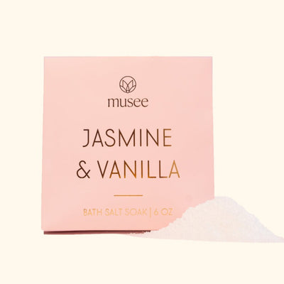 Jasmine and Vanilla Mini Salt Bags Beauty + Wellness Musee Bath  Paper Skyscraper Gift Shop Charlotte