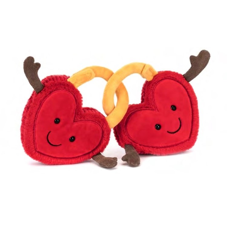 Amuseables Val & Tina Love Locks Stuffed Animals Jellycat  Paper Skyscraper Gift Shop Charlotte