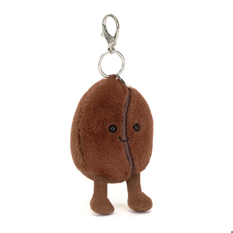 Amuseables Coffee Bean Bag Charm Keychain Jellycat Paper Skyscraper Gift Shop Charlotte