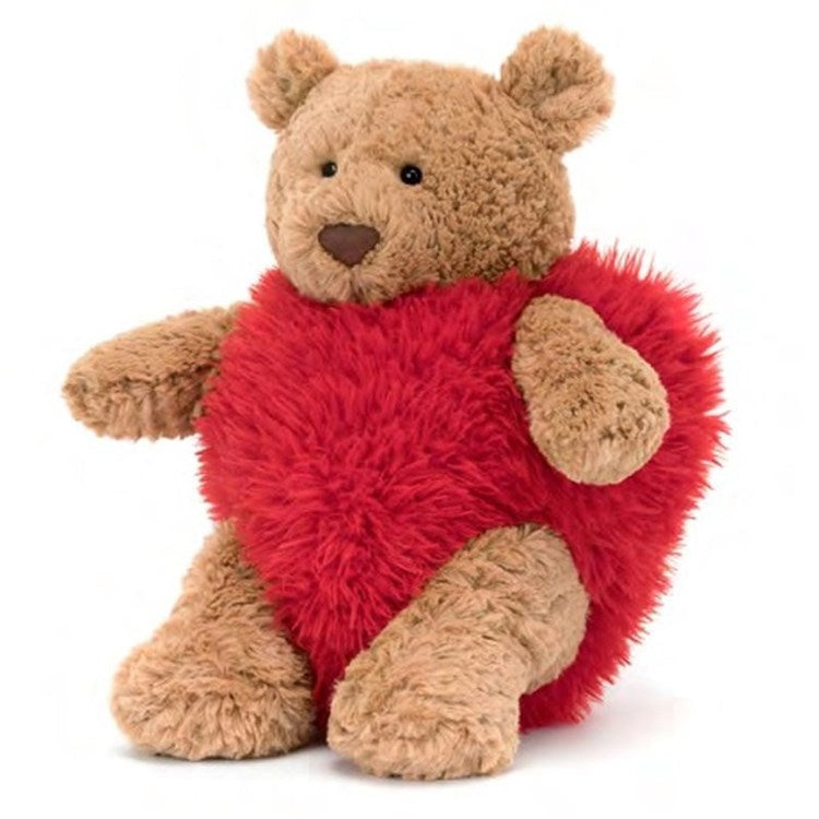 Bartholomew Bear 'Heartthrob' Stuffed Animals Jellycat  Paper Skyscraper Gift Shop Charlotte