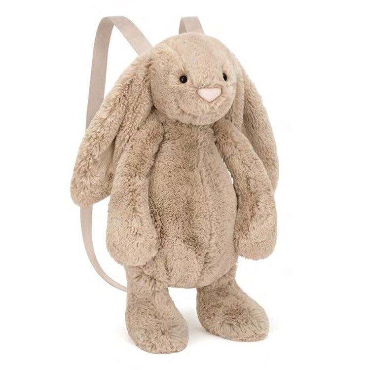 Bashful Beige Bunny Backpack Stuffed Animals Jellycat  Paper Skyscraper Gift Shop Charlotte
