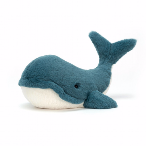 Wally Whale Medium Stuffed Animals Jellycat  Paper Skyscraper Gift Shop Charlotte
