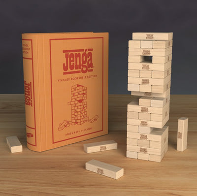 Jenga | Vintage Bookshelf Edition Toys & Games WS Game Company Paper Skyscraper Gift Shop Charlotte