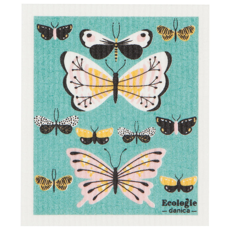 Butterflies Swedish Sponge Cloth