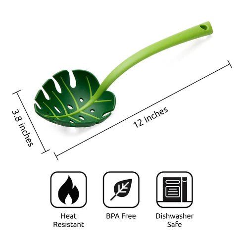 Jungle Spoon Slotted Serving Spoon Kitchen - Servewear OTOTO Paper Skyscraper Gift Shop Charlotte