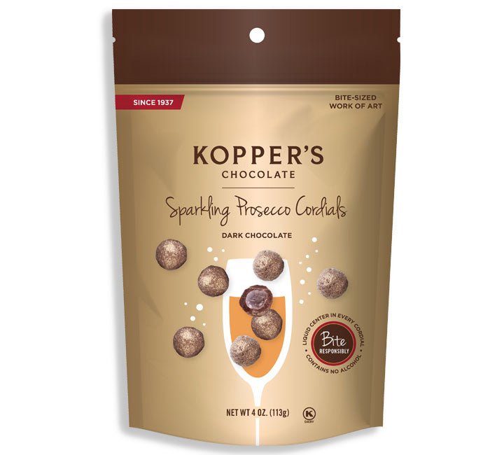 Koppers Sparkling Prosecco Cordial Pouch Food - Chocolates & Candy Nassau Candy  Paper Skyscraper Gift Shop Charlotte