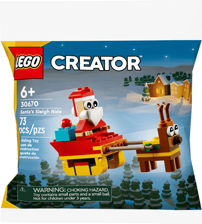 LEGO | Santa's Sleigh Ride Kids Toys - Miscellaneous LEGO Paper Skyscraper Gift Shop Charlotte