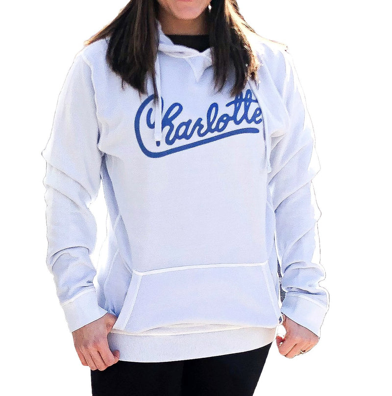 L/S Cotton Sweatshirt Hoodie - Chambray XXL Apparel Reworn  Paper Skyscraper Gift Shop Charlotte