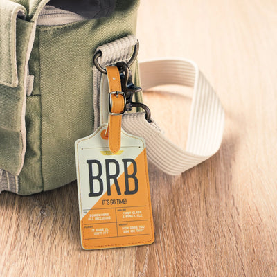 Wanderware Luggage Tag: BRB Kitchen Fred & Friends  Paper Skyscraper Gift Shop Charlotte