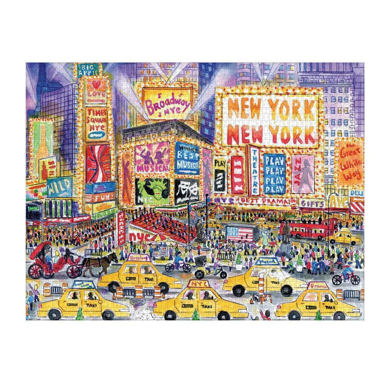 2000 Piece Michael Storrings Great White Way Puzzle |Galison Fun Chronicle  Paper Skyscraper Gift Shop Charlotte
