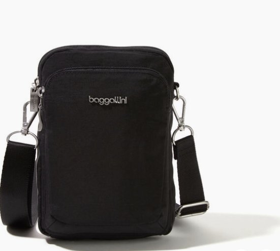 Modern Everywhere Explorer Crossbody | Black Apparel & Accessories - Handbags & Purses Baggallini Paper Skyscraper Gift Shop Charlotte