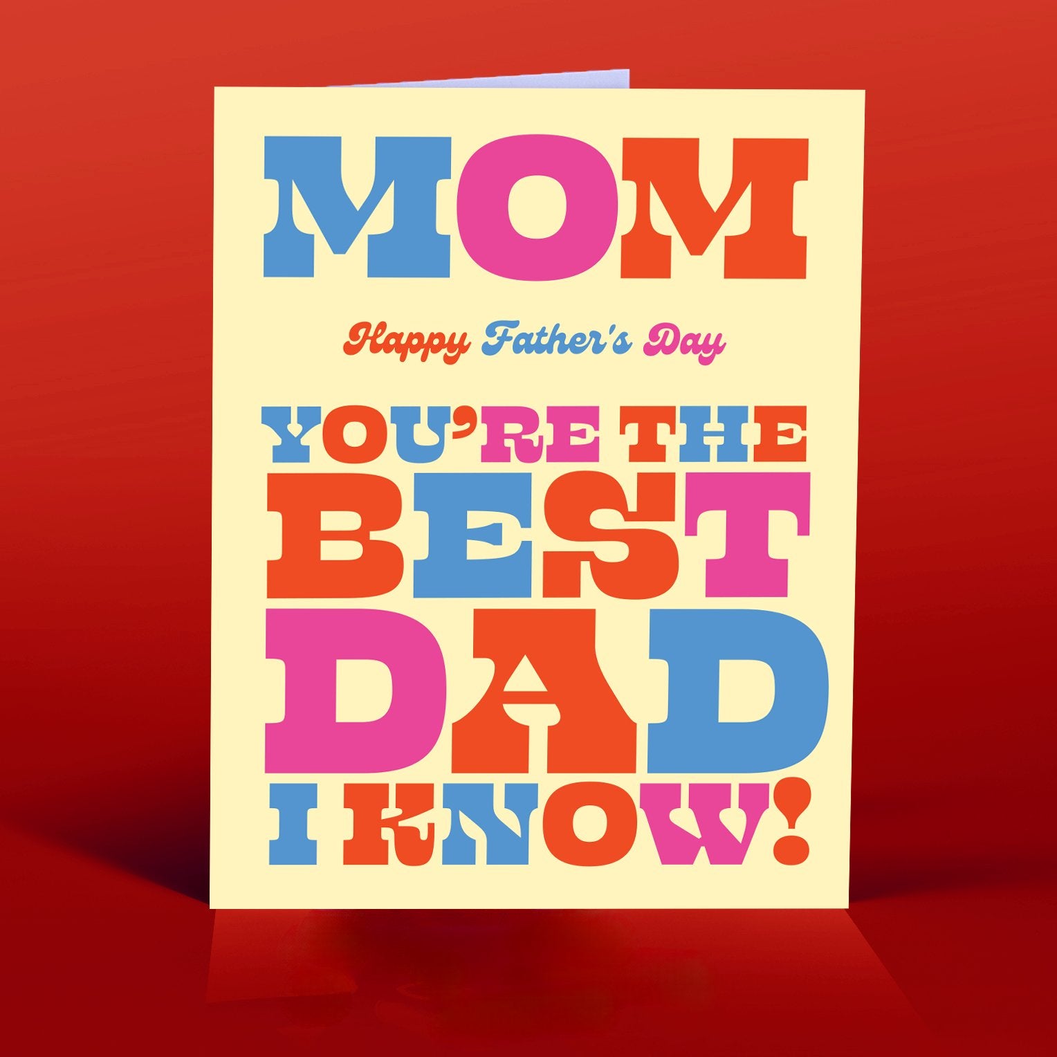 MOM is the best DAD  OffensiveDelightful  Paper Skyscraper Gift Shop Charlotte