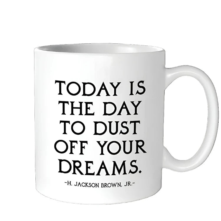 Mug "today is the day to dust"  Quotable Cards  Paper Skyscraper Gift Shop Charlotte