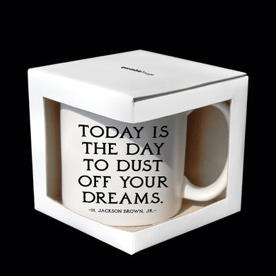 Mug "today is the day to dust"  Quotable Cards  Paper Skyscraper Gift Shop Charlotte