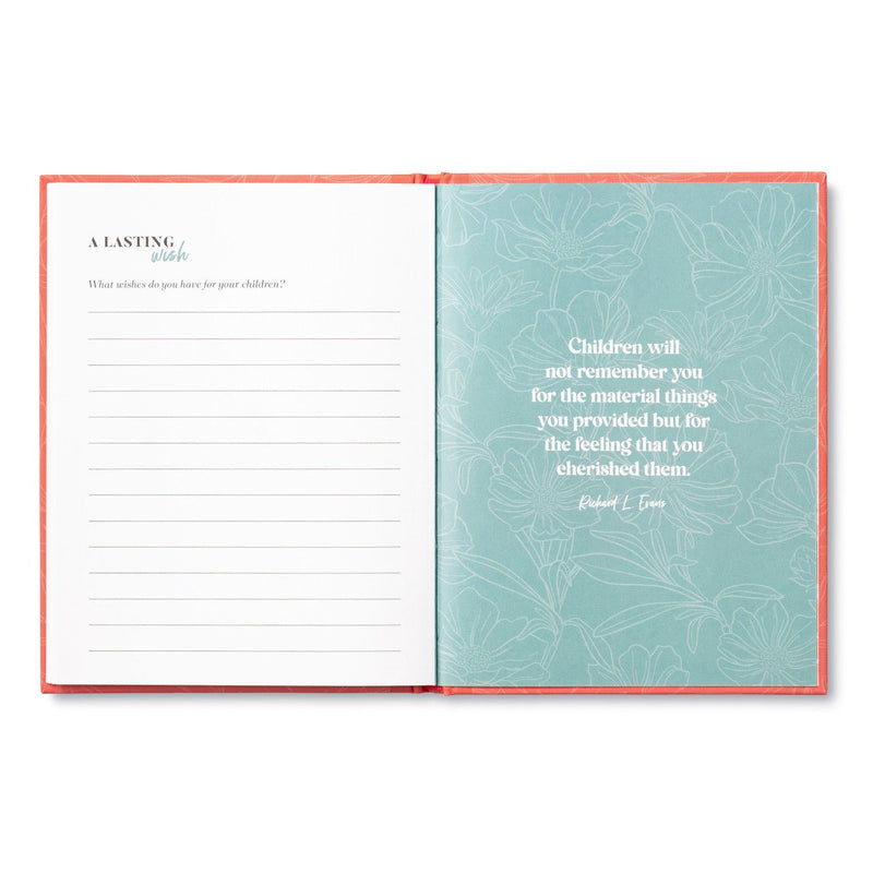 My Mom Interview Journal Books - Fill In Compendium Paper Skyscraper Gift Shop Charlotte