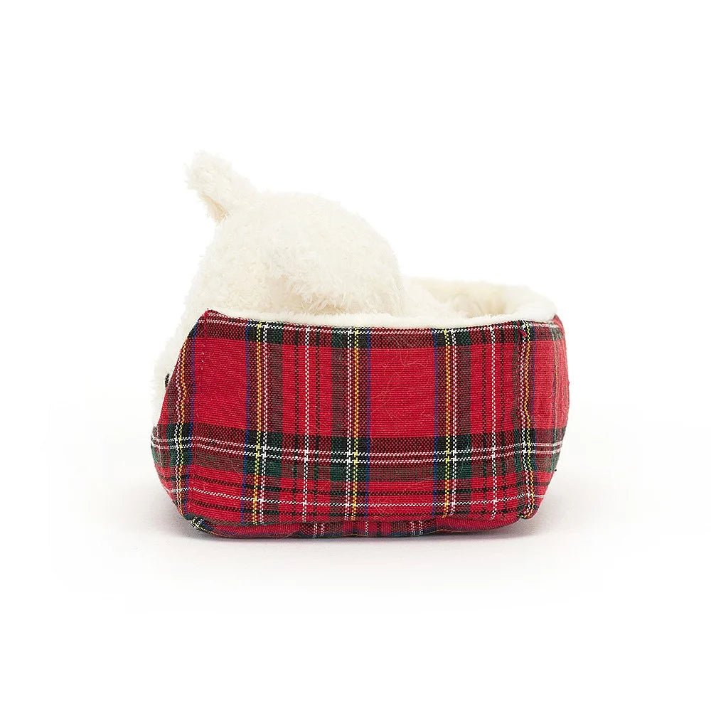 Napping Nipper Westie Stuffed Animals Jellycat  Paper Skyscraper Gift Shop Charlotte
