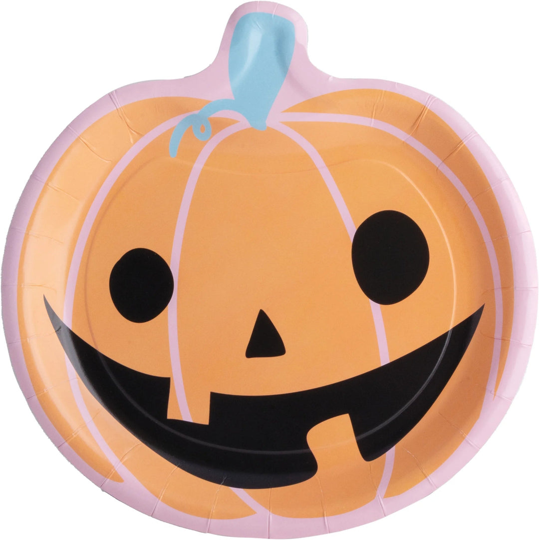 Not Too Scary Pumpkin | Luncheon Plate Kitchen Design Design  Paper Skyscraper Gift Shop Charlotte