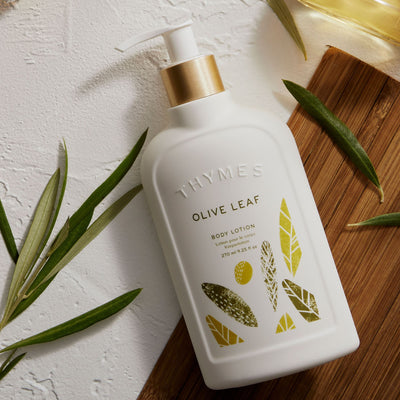 Body Lotion | Olive Leaf Beauty + Wellness Thymes  Paper Skyscraper Gift Shop Charlotte