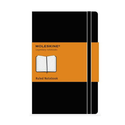 Ruled | Black | Hard Cover | Pocket Notebook BOOK Moleskin  Paper Skyscraper Gift Shop Charlotte