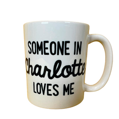 Mug | Someone in Charlotte Loves Me Mugs Rock Scissor Paper  Paper Skyscraper Gift Shop Charlotte