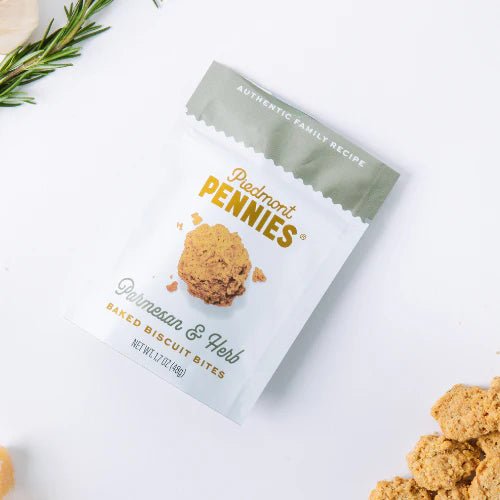 Parmesan & Herb 1.7oz Small Pouch Local Food Piedmont Pennies  Paper Skyscraper Gift Shop Charlotte