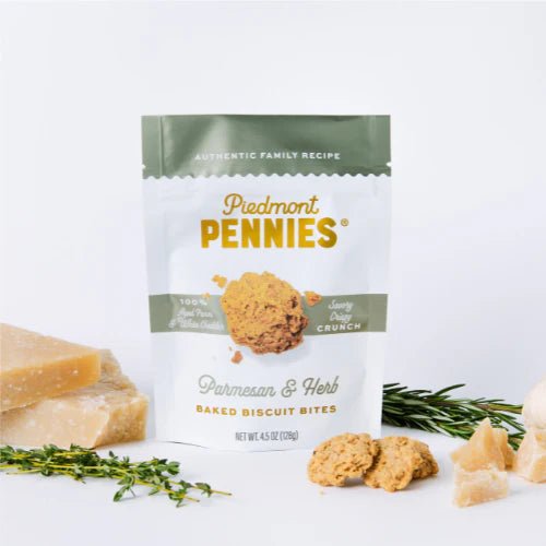 Parmesan & Herb 4.5oz Medium Pouch Local Food Piedmont Pennies  Paper Skyscraper Gift Shop Charlotte