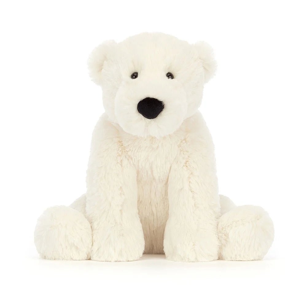 Perry Polar Bear | Medium Stuffed Animals Jellycat  Paper Skyscraper Gift Shop Charlotte
