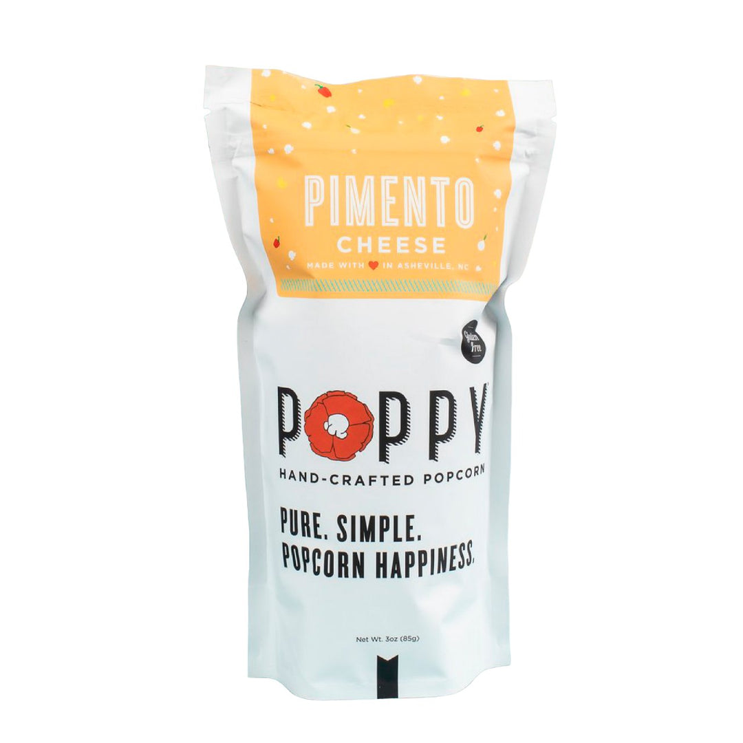 Poppy Handcrafted Popcorn | Pimento Cheese Food - Snacks Poppy Hand-Crafted Popcorn Paper Skyscraper Gift Shop Charlotte