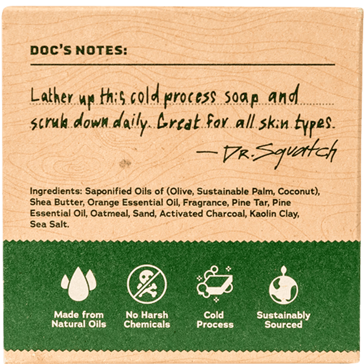 Pine Tar Bar Soap |Dr. Squatch Soaps Dr Squatch Paper Skyscraper Gift Shop Charlotte