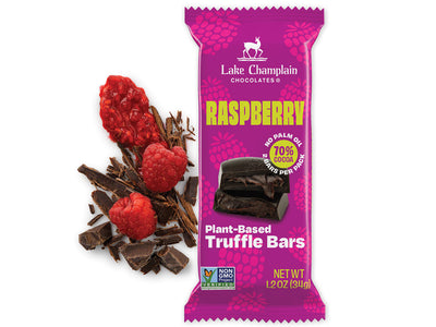 Raspberry Truffle Bar Food Lake Champlain Chocolates  Paper Skyscraper Gift Shop Charlotte