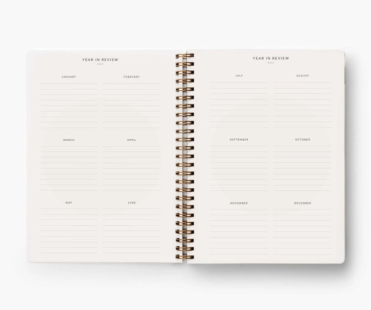 2024 | 12-Month Softcover Spiral Planner | Flores
