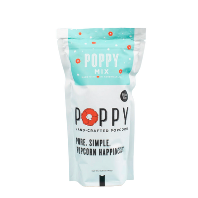 Poppy Mix Popcorn Bag Food Poppy Handcrafted Popcorn  Paper Skyscraper Gift Shop Charlotte