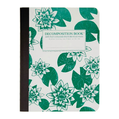 Decomposition Book | Lily Pads Notebooks Michael Roger Press  Paper Skyscraper Gift Shop Charlotte