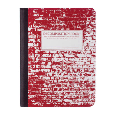 Decomposition Book | Brick in the Wall Notebooks Michael Roger Press  Paper Skyscraper Gift Shop Charlotte