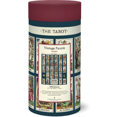 1,000 Piece Puzzle | Tarot Puzzles Cavallini Papers & Co., Inc.  Paper Skyscraper Gift Shop Charlotte