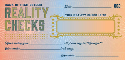 Reality Checks BOOK Chronicle  Paper Skyscraper Gift Shop Charlotte