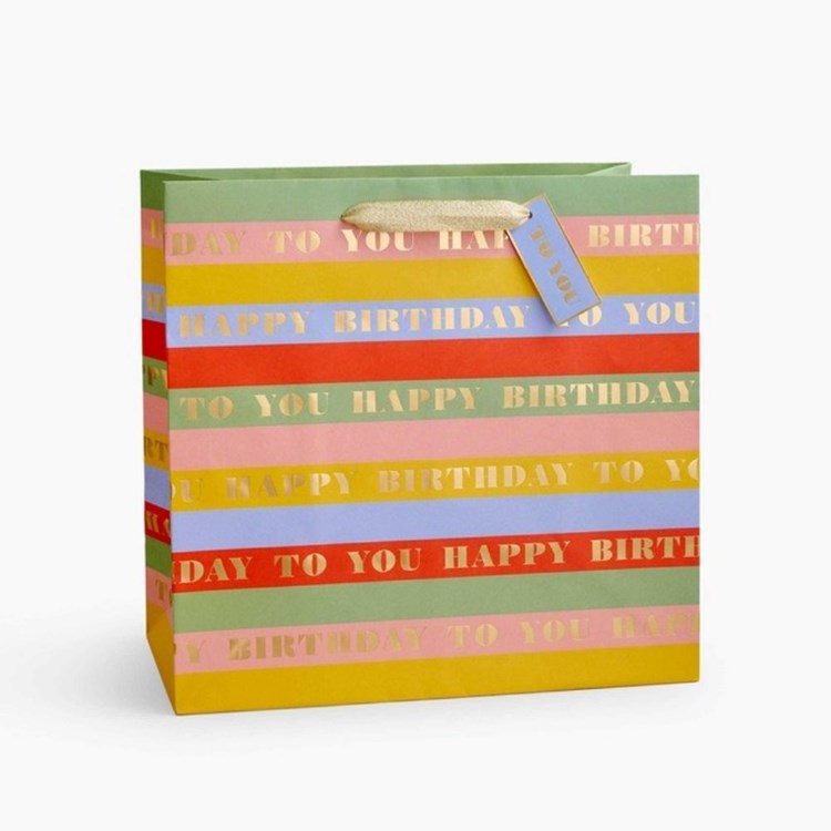 Birthday Wishes Gift Bag | Large Gift Bags Rifle Paper Co Paper Skyscraper Gift Shop Charlotte