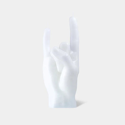 CandleHand Gesture Candle You Rock | White