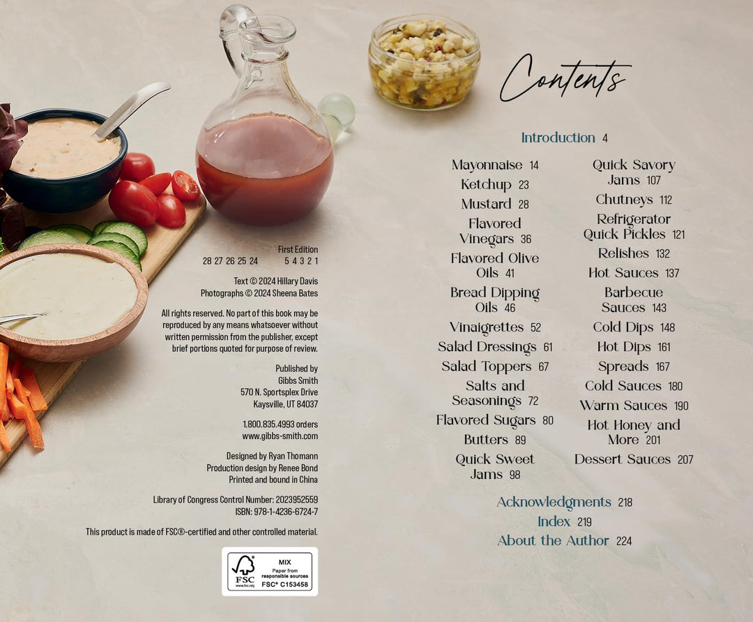 Sauce Up Your Boards: More Than 250 Recipes for Condiments, Dips, Jams & Spreads BOOK Gibbs Smith  Paper Skyscraper Gift Shop Charlotte