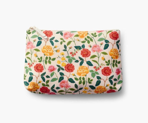 Zippered Pouch Set of 2 | Roses Tote Bag Rifle Paper Co  Paper Skyscraper Gift Shop Charlotte