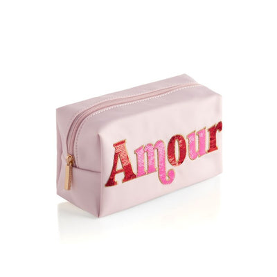 Cara Amour Zip Pouch | Blush Handbags + Wallets Shiraleah  Paper Skyscraper Gift Shop Charlotte