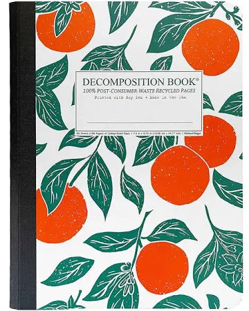 Oranges Pocket Decomposition Lined Book Notebooks Michael Roger Press Paper Skyscraper Gift Shop Charlotte