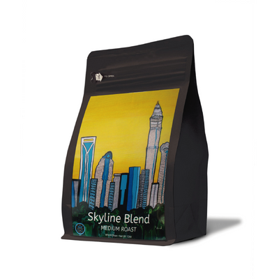 Skyline Blend Coffee Coffee Charlotte Coffee Co  Paper Skyscraper Gift Shop Charlotte