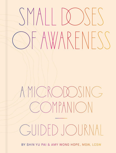 Guided Journal | Small Doses of Awareness: A Microdosing Companion BOOK Chronicle  Paper Skyscraper Gift Shop Charlotte